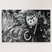 auto - motor 11 puzzel legpuzzel (Horizontaal)