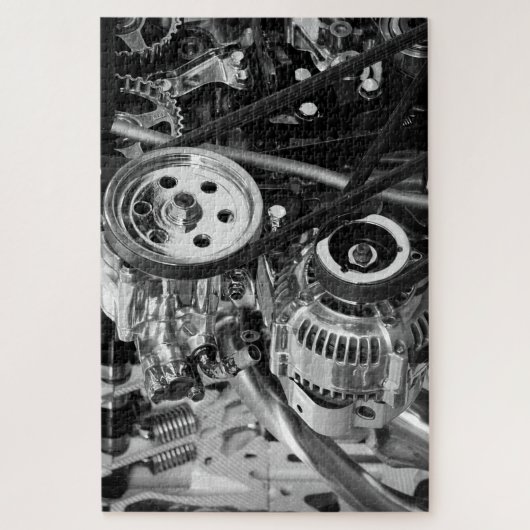 auto - motor 11 puzzel legpuzzel (Verticaal)