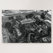 auto - motor 9 puzzel (Horizontaal)