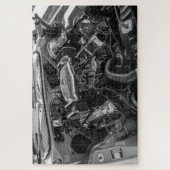 auto - motor 9 puzzel legpuzzel (Verticaal)