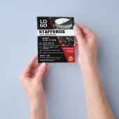 Auto Motor, Auto Dealership Adverteren Flyer (Hand)