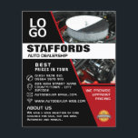 Auto Motor, Auto Dealership Adverteren Flyer<br><div class="desc">Auto motor,  auto dealer Adverteren flyers door het Visitekaartje winkel.</div>