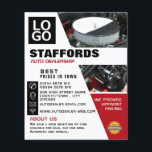 Auto Motor, Auto Dealership Adverteren Flyer<br><div class="desc">Auto motor,  auto dealer Adverteren flyers door het Visitekaartje winkel.</div>