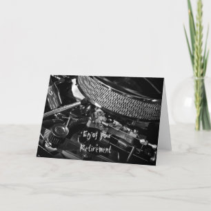 Auto motor Geniet van uw pensioen Kaart