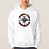 Auto motor Slepen Racing Fan Rennauto V8 Mechanisc Hoodie (Voorkant)