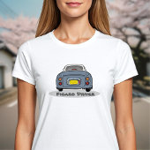 Auto Naam Lapis Grijs Figaro Driver Figarations T-shirt