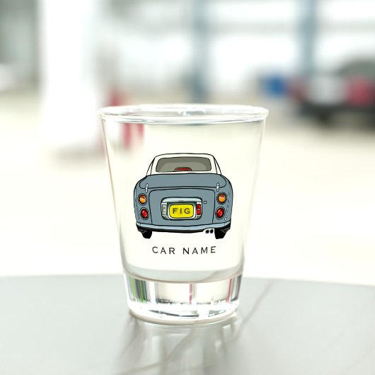 Auto Naam Lapis Grijs Figaro Figarations Shot Glas