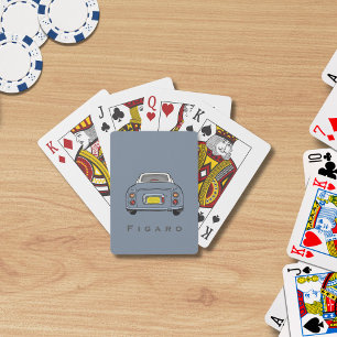 Auto Naam Lapis Grijs FIgaro Speelkaarten