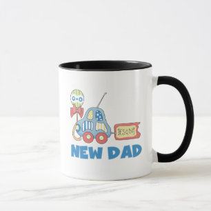 Auto New Dad Het is een Boy T-shirts and Gifts Mok