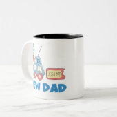 Auto New Dad Het is een jongen Tweekleurige Koffiemok (Voorkant links)