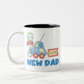 Auto New Dad Het is een jongen Tweekleurige Koffiemok (Links)