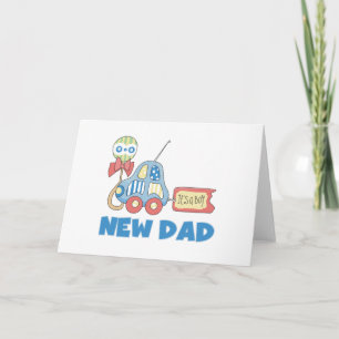 Auto Nieuw Papa Het is een jongen Aankondiging