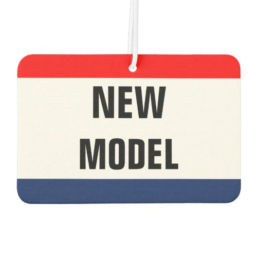 Auto nieuwe modelpromo Signaal  Luchtverfrisser (Achterkant)