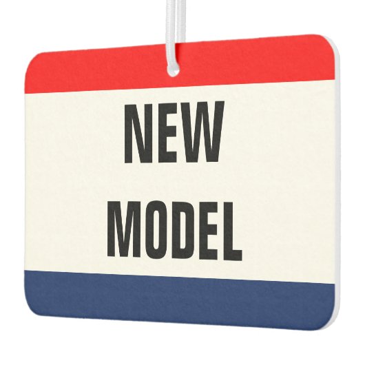 Auto nieuwe modelpromo Signaal  Luchtverfrisser (Links)