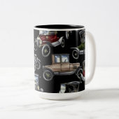 Auto Nostalgia Classic Cars Coffee Mok (Voorkant rechts)