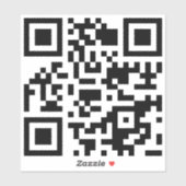 Auto of Venster Business QR Code Cling Sticker (Vel)