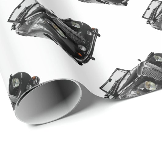 Auto Oldtimer Classic Car Cadeaupapier (Rol Hoek)