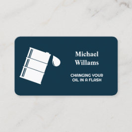 Auto-olieverversing Visitekaartje