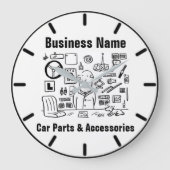 Auto-onderdelen & Accessoires Cartoon Grote Klok (Voorkant)