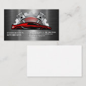 Auto Onderdelen Diensten | Monteur Tech Visitekaartje (Voorkant / Achterkant)