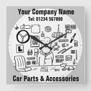 Auto-onderdelen en -Accessoires Vierkante Klok