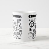 Auto-onderdelen en auto Accessoires verkoper Grote Koffiekop (Voorkant)