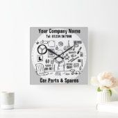 Auto-onderdelen & reserveonderdelen Winkel Vierkante Klok (Huis)