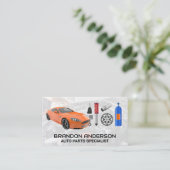 Auto-onderdelen | Sportauto's | Monteur Visitekaartje (Staand voorkant)