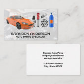 Auto-onderdelen | Sportauto's | Monteur Visitekaartje (Voorkant / Achterkant)