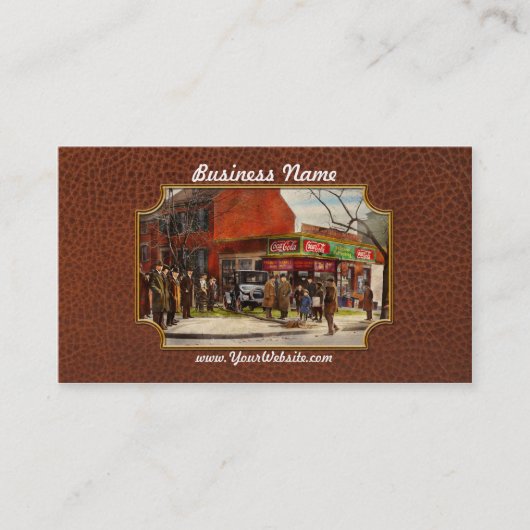 Auto - ongeluk - Uitkijkcijfers 1921 Visitekaartje (Voorkant)