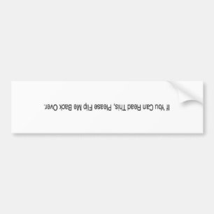 auto-ongeval bumpersticker
