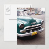 auto op Cuba Briefkaart (Voorkant / Achterkant)