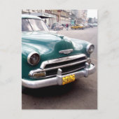  auto op Cuba Briefkaart (Voorkant)