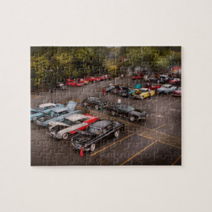 Auto - Oude auto show Legpuzzel