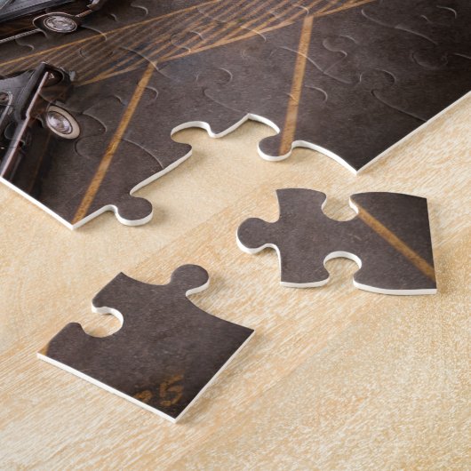Auto - Oude auto show Legpuzzel (Zijkant)