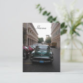 auto oude havana briefkaart (Staand voorkant)