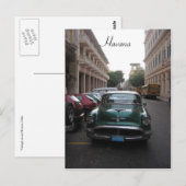 auto oude havana briefkaart (Voorkant / Achterkant)