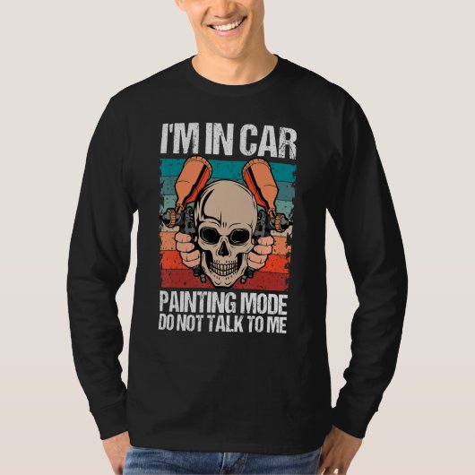 Auto Painter Retro Automative Spray Paintin T-shirt (Voorkant)