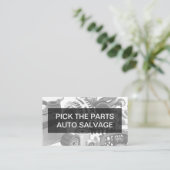 Auto Parts Salvation Yard Automotive Design Visitekaartje (Staand voorkant)