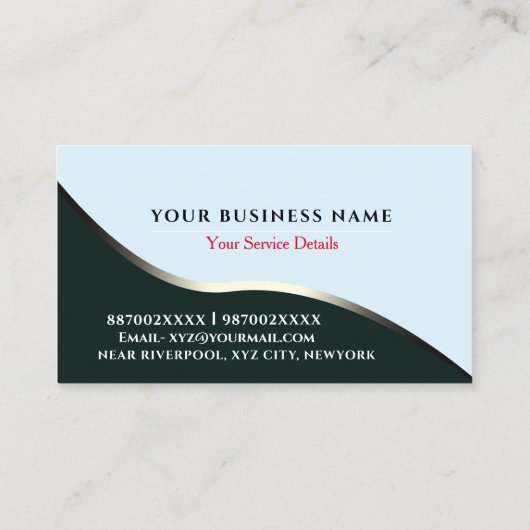 Auto Persoonlijke auto Raadpleging auto-logo Visitekaartje (Achterkant)