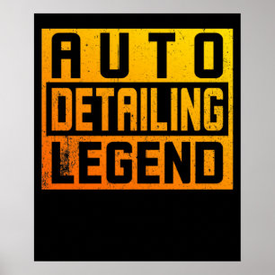 Auto Polisher en automatische informatie over lege Poster