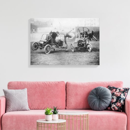  "Auto Polo"-sportauto's Canvas Afdruk (Insitu (Woonkamer))