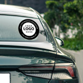 Auto Raam Decal Merk Logo Website Zwart Wit Sticker