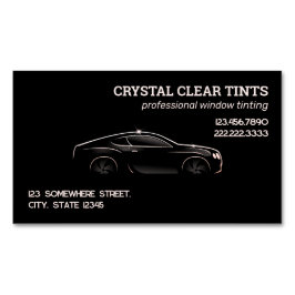 Auto Raam Tint Magnetisch Visitekaartje