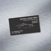 Auto Raam Tint Magnetisch Visitekaartje (Voorbeeld)