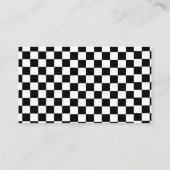 Auto Race Baby shower Luier Raffle Aanvraag Kaart (Achterkant)