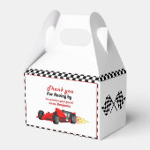 Auto Race Growing Up Two Snel Dank je Verjaardag Bedankdoosjes (Voorkant Zijde)