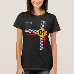 Auto Race Piloot Halloween Kostuum Grappig Quick R T-shirt