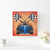 Auto-raceklok Vierkante Klok (Huis)