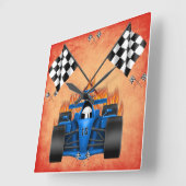 Auto-raceklok Vierkante Klok (Hoek)